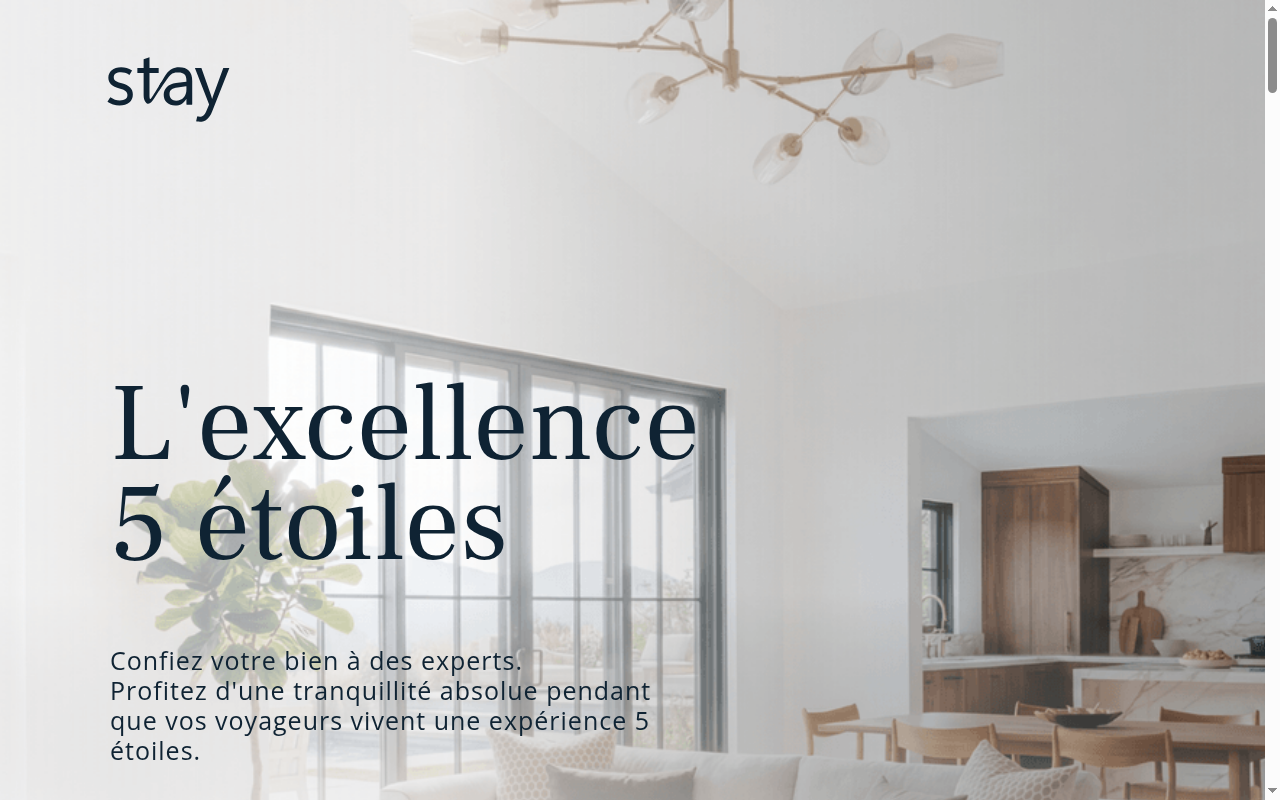 Hero Stay Conciergerie sur ordinateur