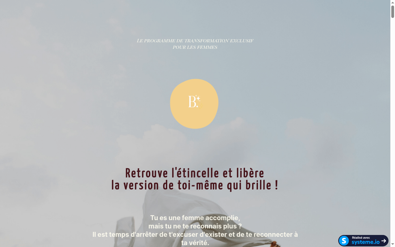 Landing page desktop Brille