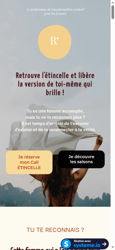 Brille sur mobile, cadrage présentation